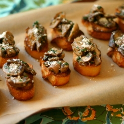 Mushroom Lovers Bruschetta