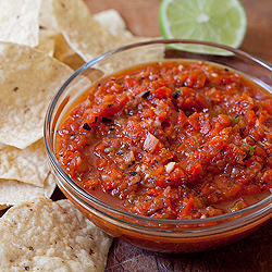 Grilled Red Pepper Salsa