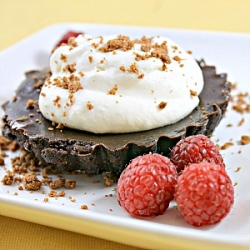 Dark Chocolate Tim Tam Tart