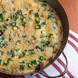 Mushroom Chard Frittata