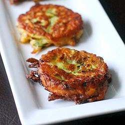 Zucchini Fritters: Being a good los