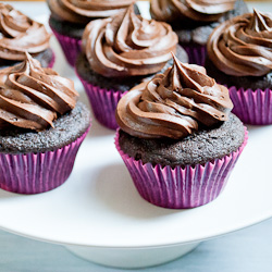 Chocolate Chocolate Chip Cupcakes