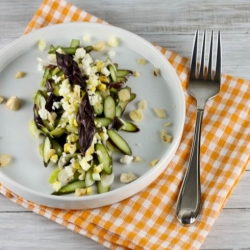 Purple Asparagus Salad