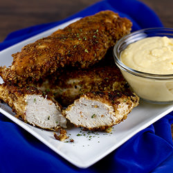 Pretzel Coated Chicken