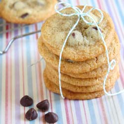 Choc Chip Malt Cookies