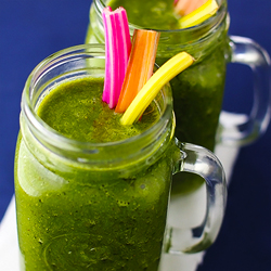 Rainbow Chard Banana Smoothie