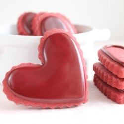 Red Velvet Cut Out Cookies