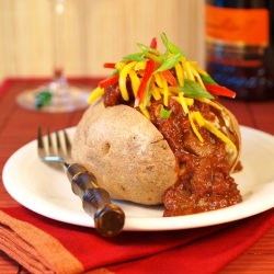 Lamb Chili Baked Potato