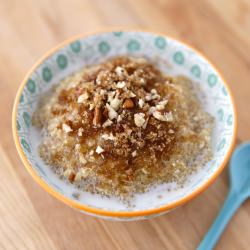 Maple Brown Sugar Quinoa Porridge