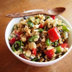 Quick and Healthy Brown Rice Salad