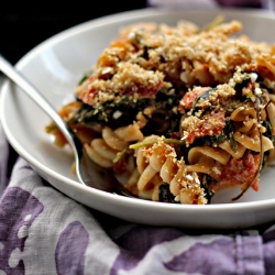 Baked Pasta with Goat Cheese