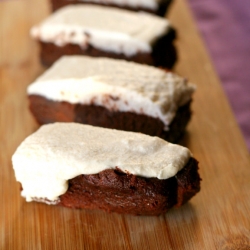 Root Beer Float Brownies