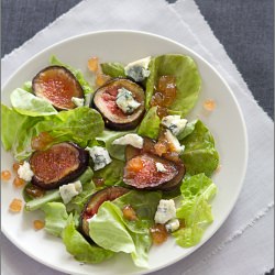 Roquefort Cheese Salad with Fig