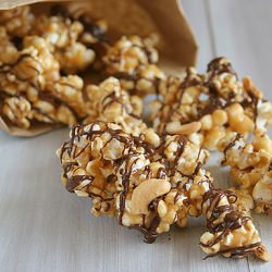 Peanut Butter Chocolate Popcorn