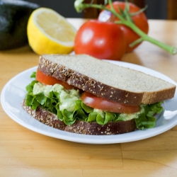 Chickpea Avocado Sandwich