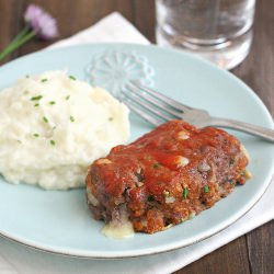 Cheesy Meatloaf Minis