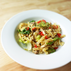 Tofu & Lettuce Oriental Fusilli Fry