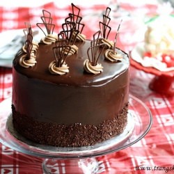 Classy Tall Devil’s Food Cake