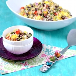 Black Bean Mango Quinoa Salad