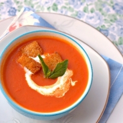 Earthy Roasted Tomato Soup