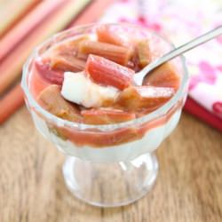 Honey Roasted Rhubarb