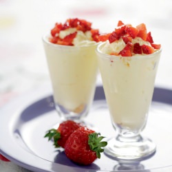 Drambuie and Strawberry Pudding