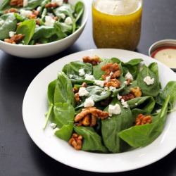 Goat Cheese & Spiced Walnuts Salad