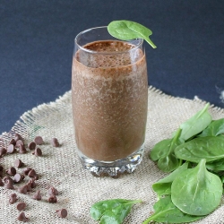 Chocolate Banana Green Smoothie