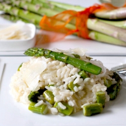 Asparagus Risotto with Raspadüra