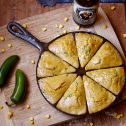 Jalapeño Beer Cornbread