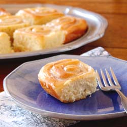 Maple-Glazed Cinnamon Rolls