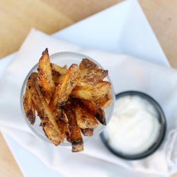 Baked Herb and Parmesan Fries