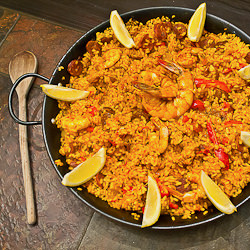 Shrimp and Chorizo Paella