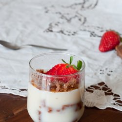 Milk Cream with Strawberries