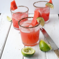 Smokey Watermelon-Jalapeno Margarita