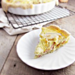 Maple-Apple & Brie Quiche