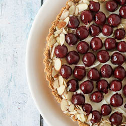 Morello Cherry Almond Tart