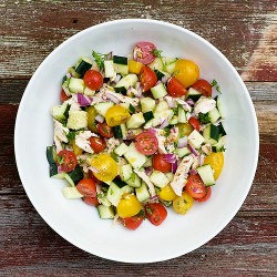 Gazpacho Chicken Salad