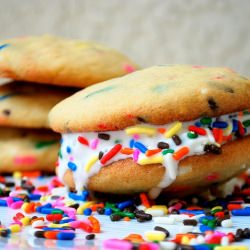 Funfetti Cookie Ice Cream Sandwich