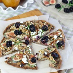 Bosc Pear, Fresh Figs Pizza