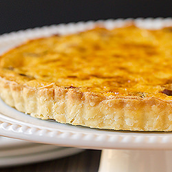 Bacon and Cheese Quiche Tart