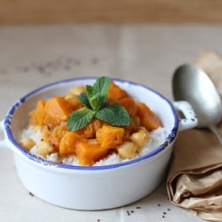 Pumpkin Chickpeas Curry