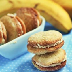 Banana&pb cookies