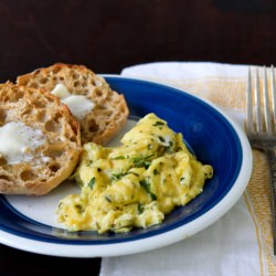 Scrambled Eggs w/ Fresh Herbs