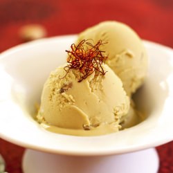 Saffron Cashew Ice Cream