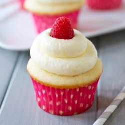 Lemon Raspberry Curd Cupcakes