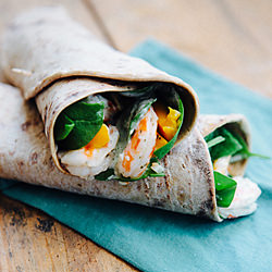 Mango Shrimp Wraps