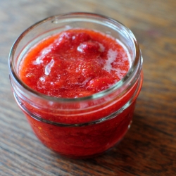 Raw Strawberry Sauce