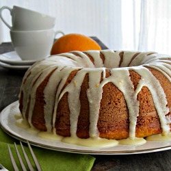 Orange Cream & White Bean Bundt