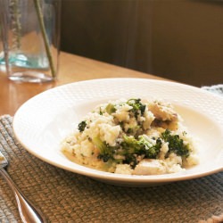 Cheesy Rice, Chicken and Broccoli